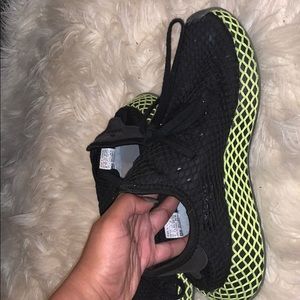 Men’s Black/Neon Adidas Deeprut